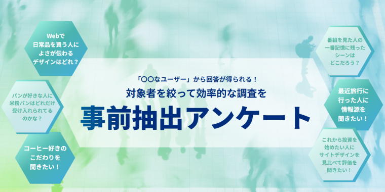 QiQUMO公式サイト「事前抽出アンケート」